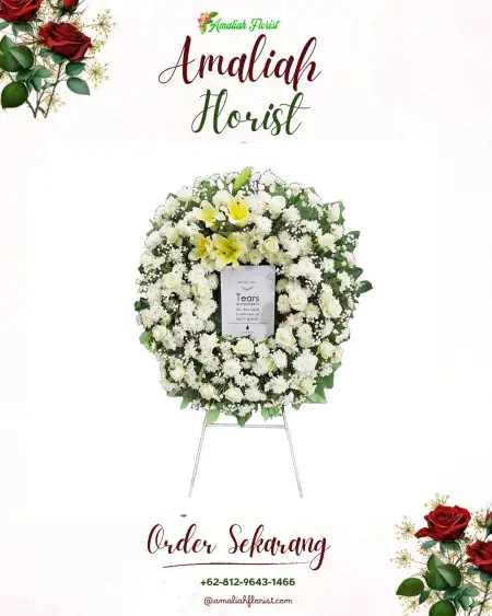 Krans Bunga Duka Cimandiri